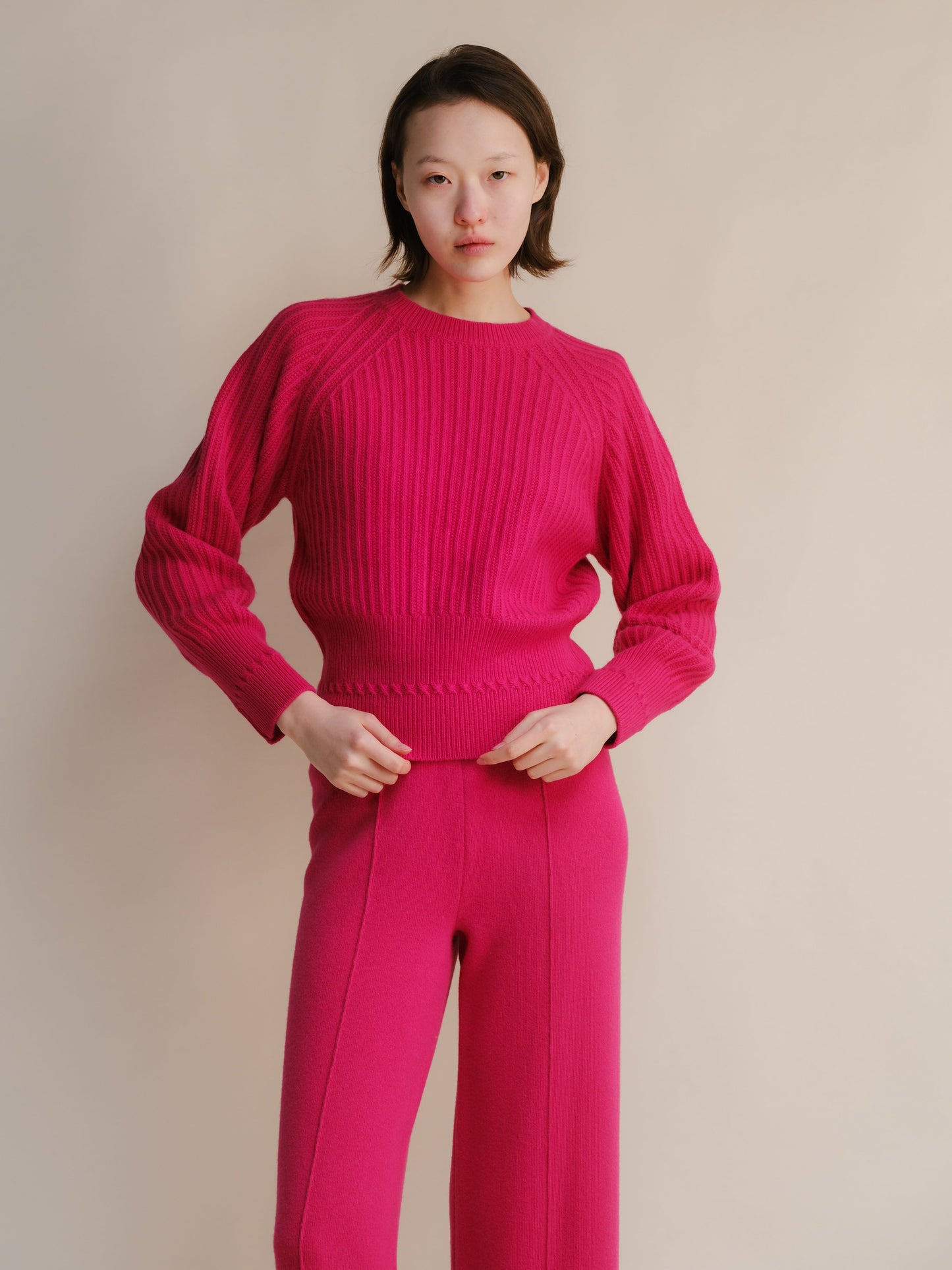 Cashmere Mix Raglan Sweater
