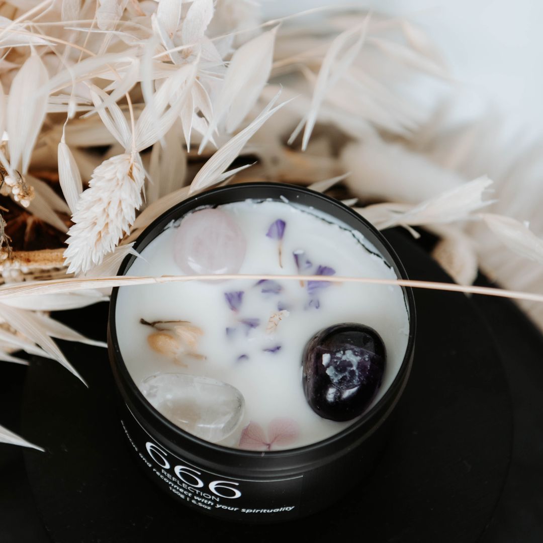 Black manifest candle 666, foto 4