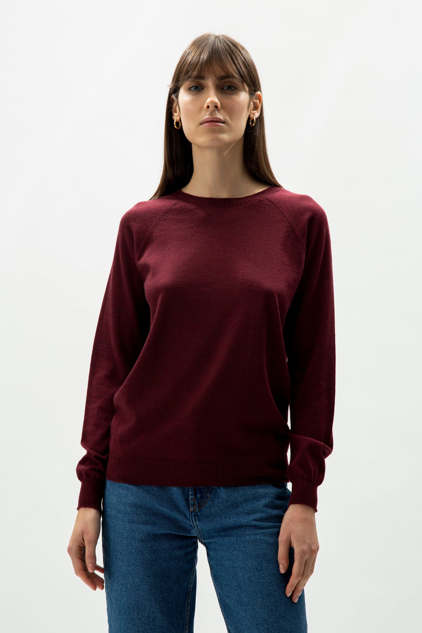 Extra Fine Merino Raglan Crewneck