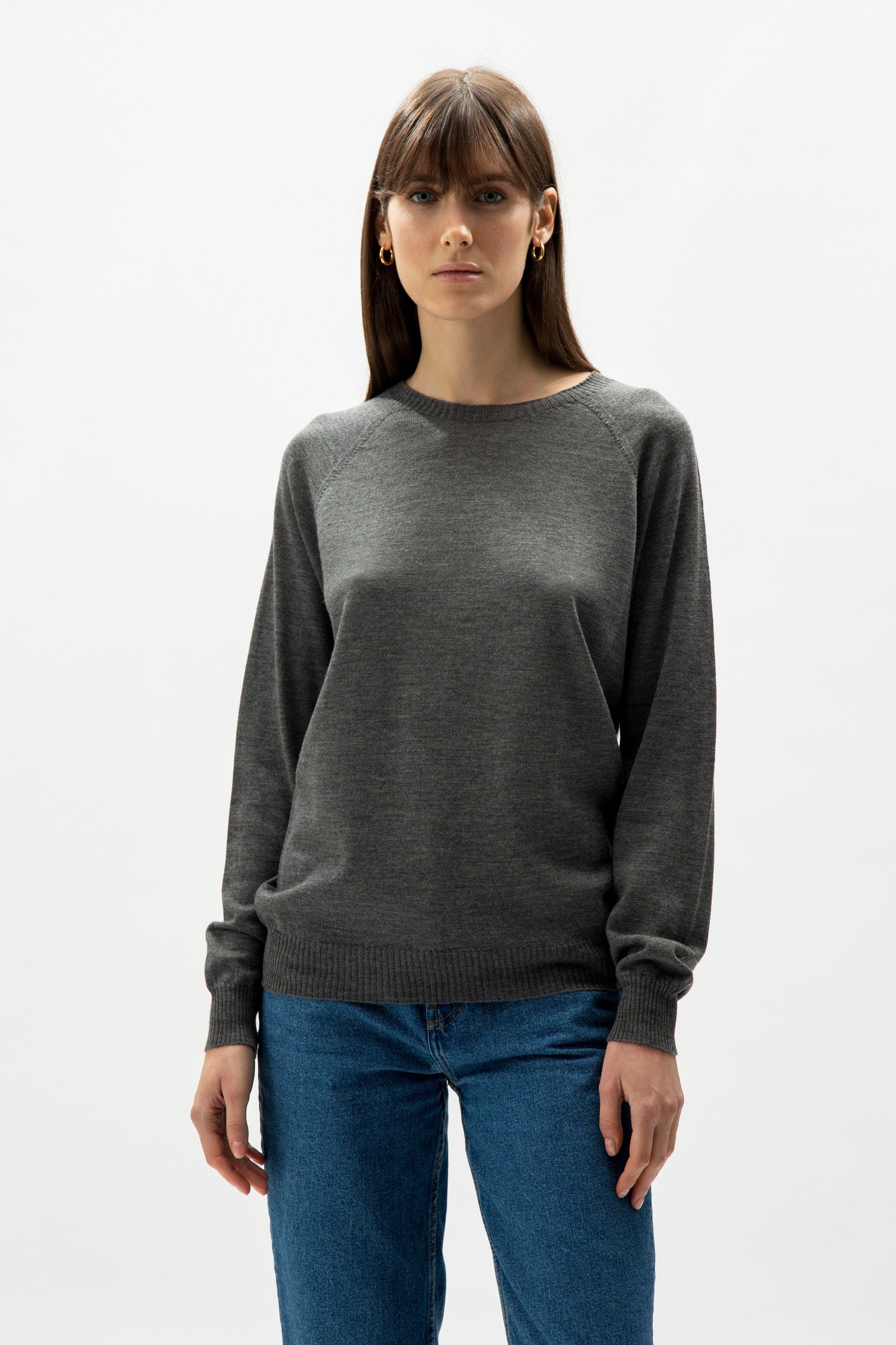 Extra Fine Merino Raglan Crewneck