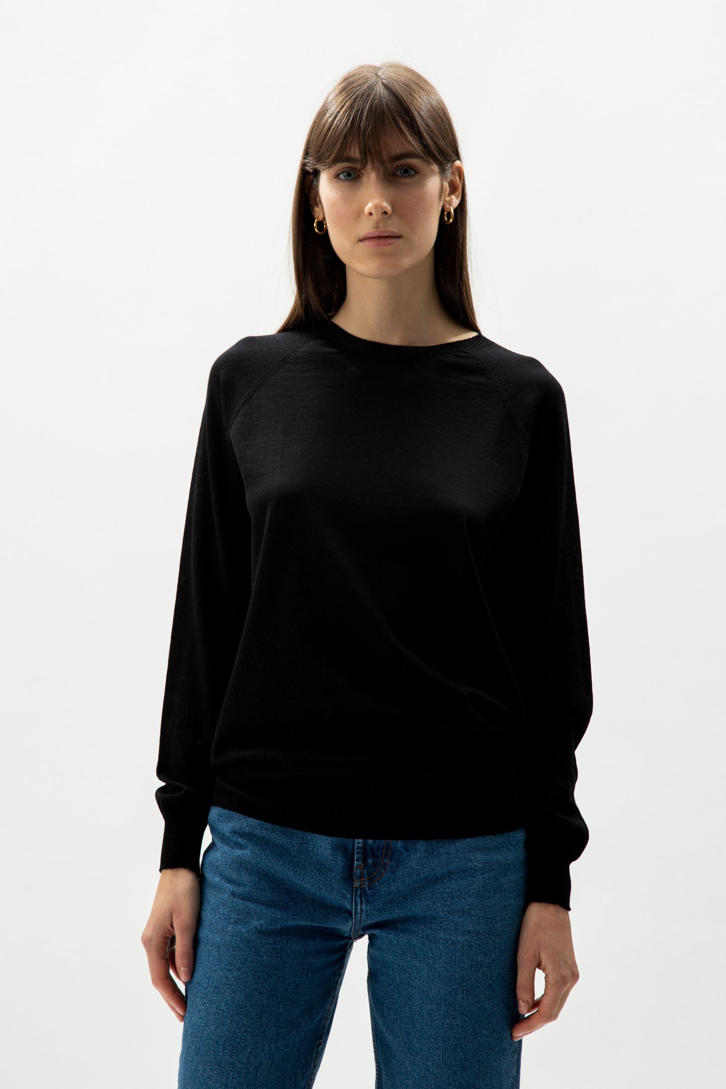Extra Fine Merino Raglan Crewneck