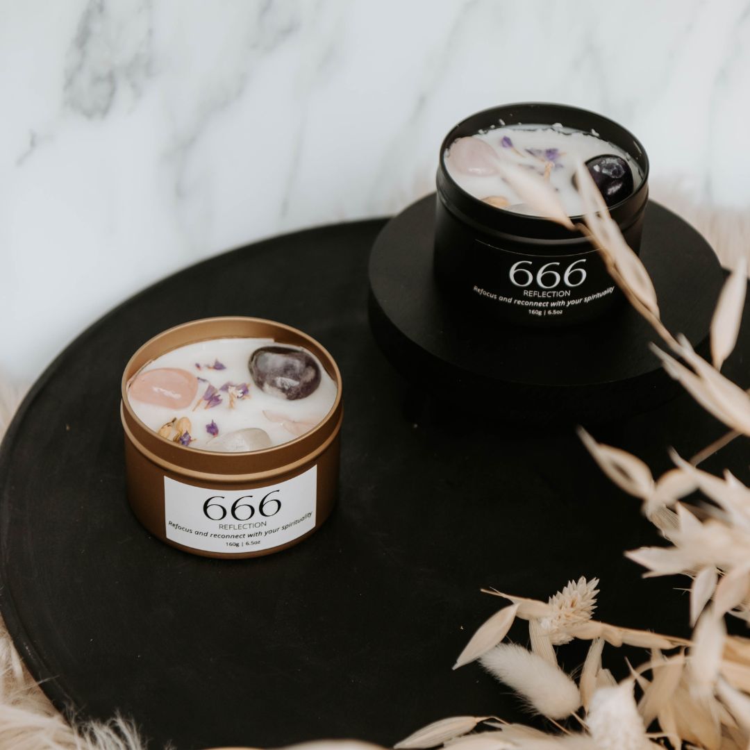Black manifest candle 666, foto 5