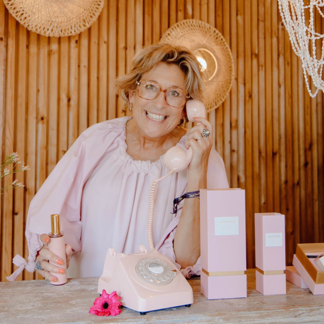 Pink leather porcelain peony diffuser, foto 6