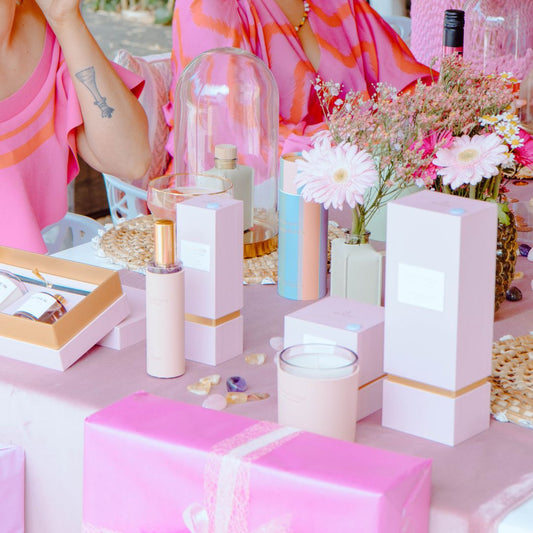 Pink leather porcelain peony diffuser, foto 4