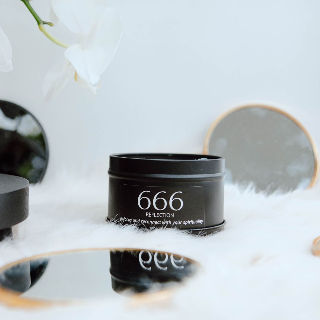 Black manifest candle 666, foto 2