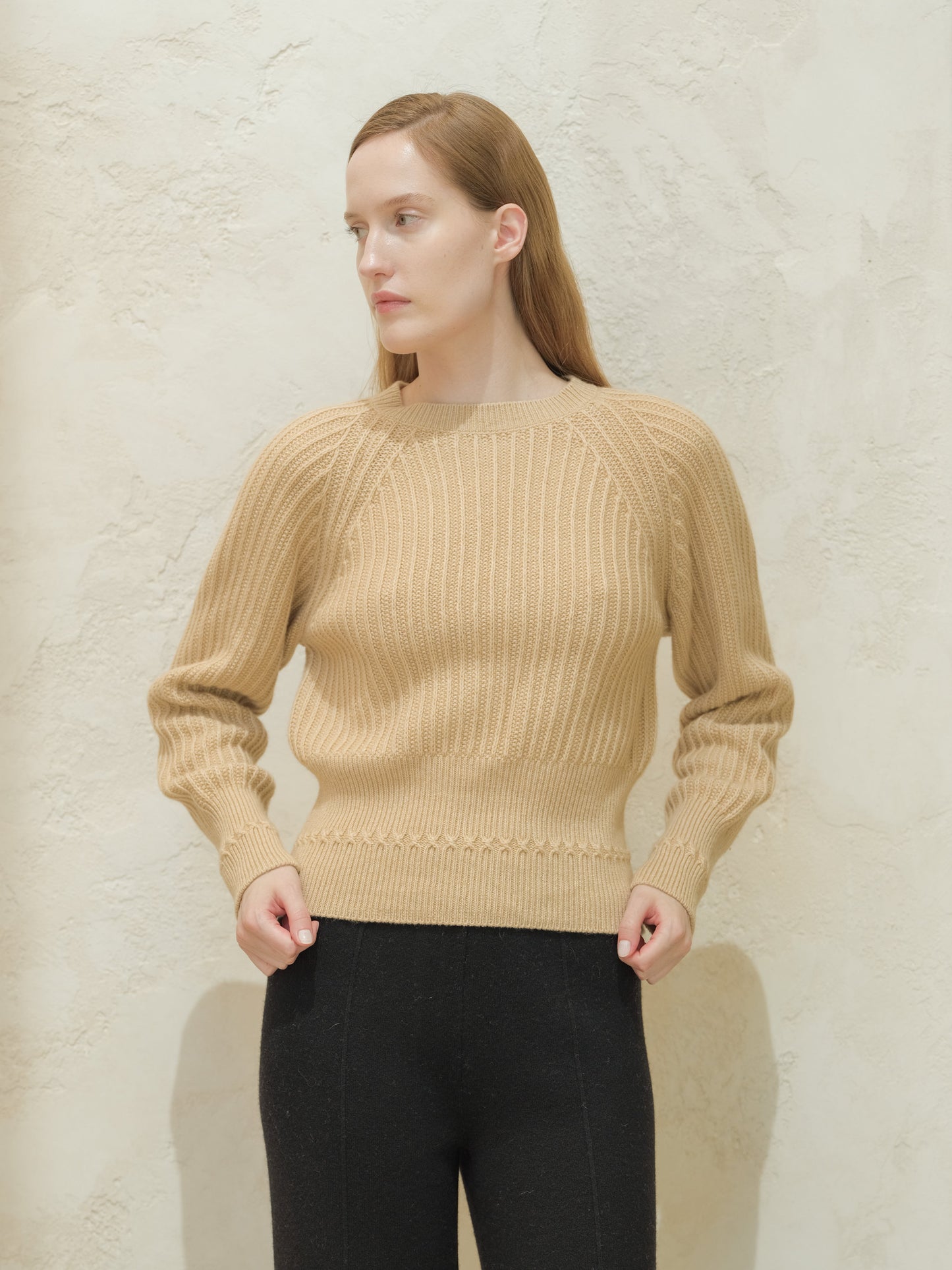 Cashmere Mix Raglan Sweater