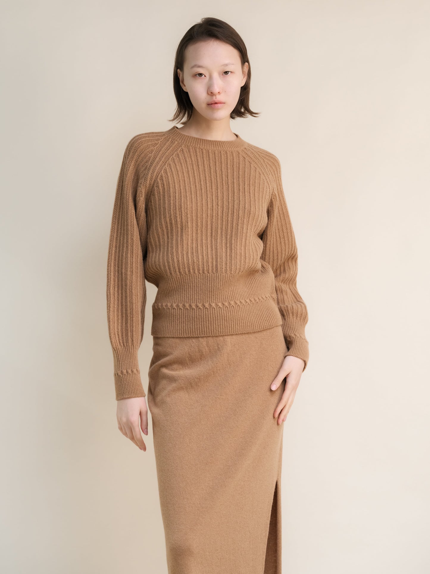 Cashmere Mix Raglan Sweater