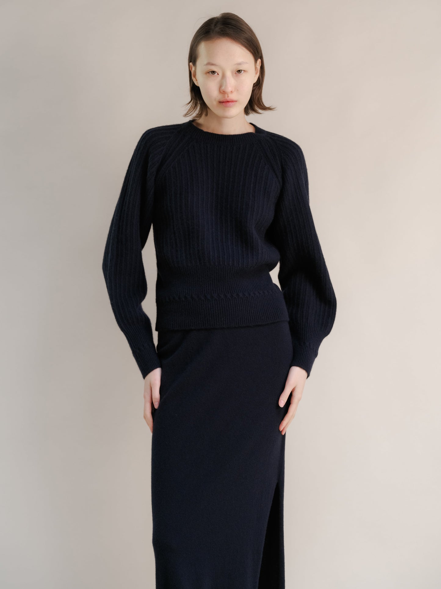 Cashmere Mix Raglan Sweater