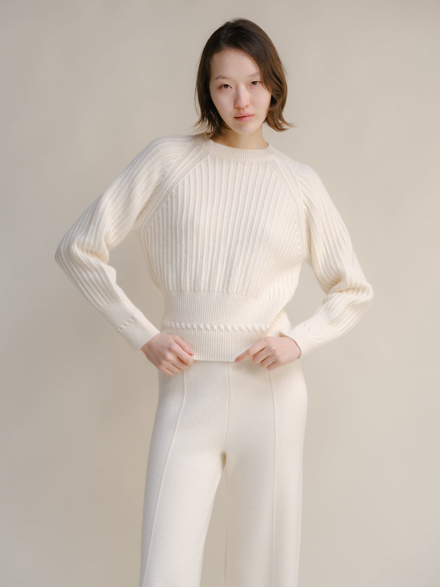 Cashmere Mix Raglan Sweater