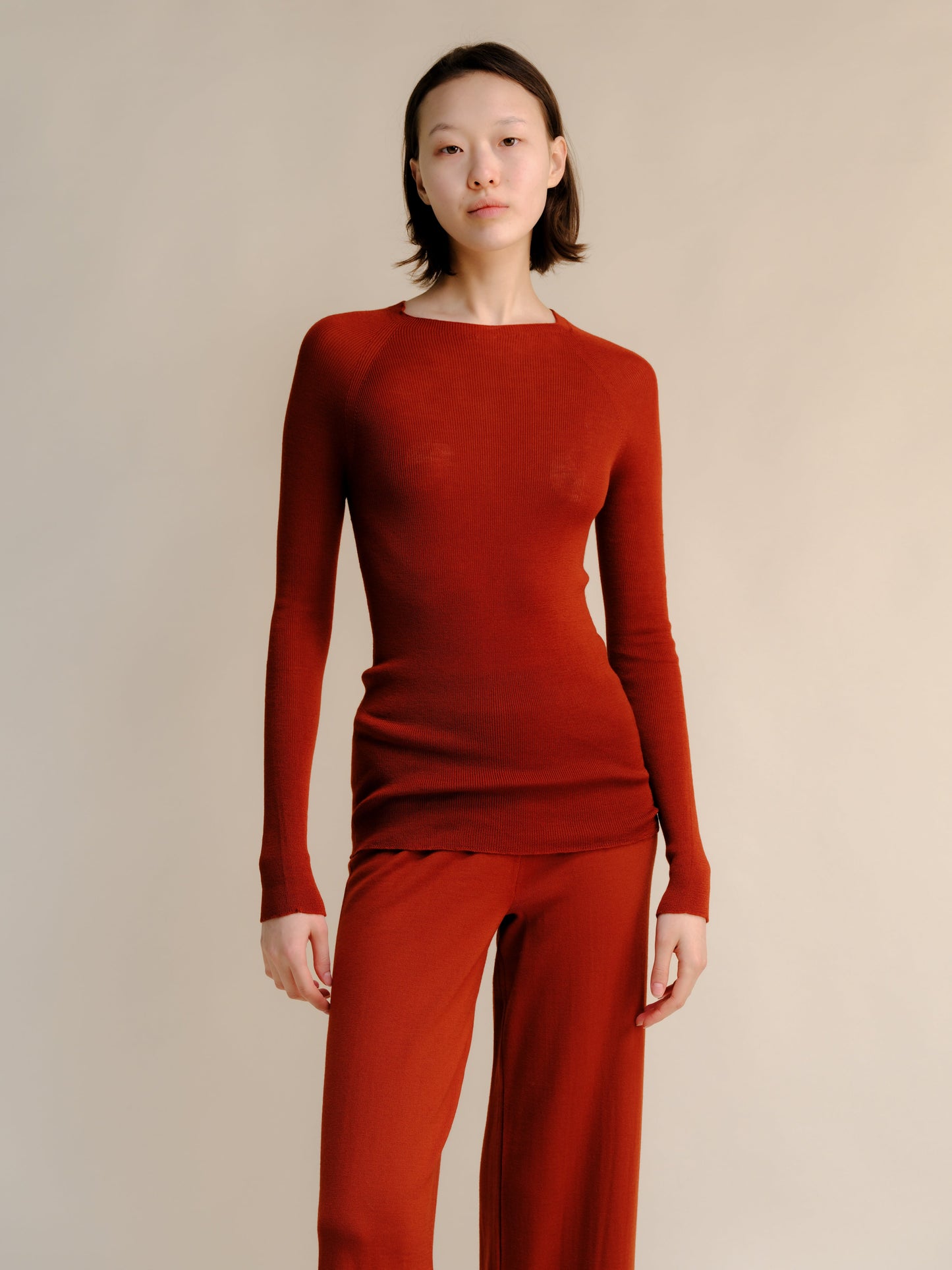 Extra Fine Merino Ribbed Crewneck