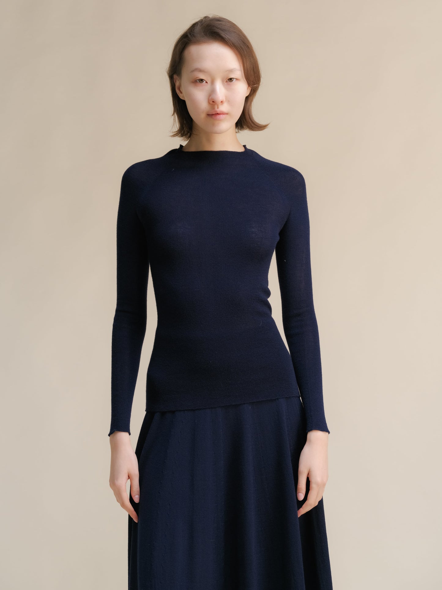Extra Fine Merino Ribbed Crewneck