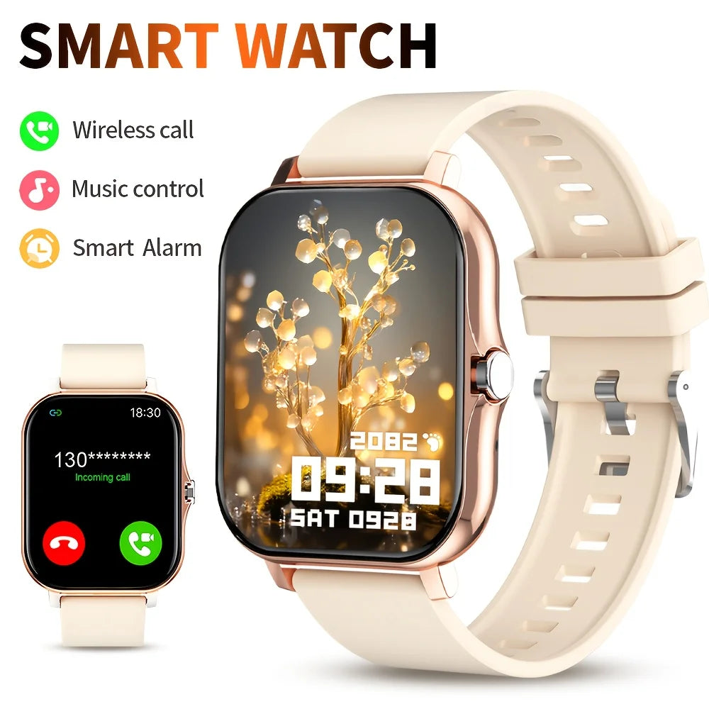 G.L Wear 1.83-Inch HD Smartwatch - Bluetooth Calling, Heart Rate Monitor & Activity Tracker for Men and Women - Perfect Holiday Gift!