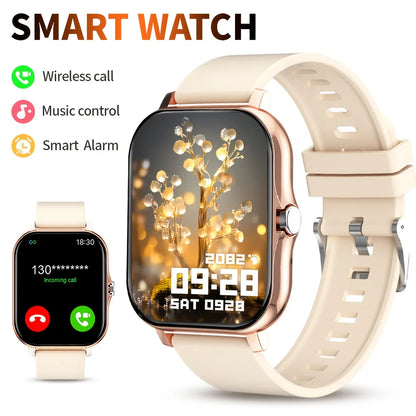 G.L Wear 1.83-Inch HD Smartwatch - Bluetooth Calling, Heart Rate Monitor & Activity Tracker for Men and Women - Perfect Holiday Gift!