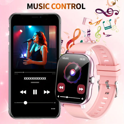G.L Wear 1.83-Inch HD Smartwatch - Bluetooth Calling, Heart Rate Monitor & Activity Tracker for Men and Women - Perfect Holiday Gift!