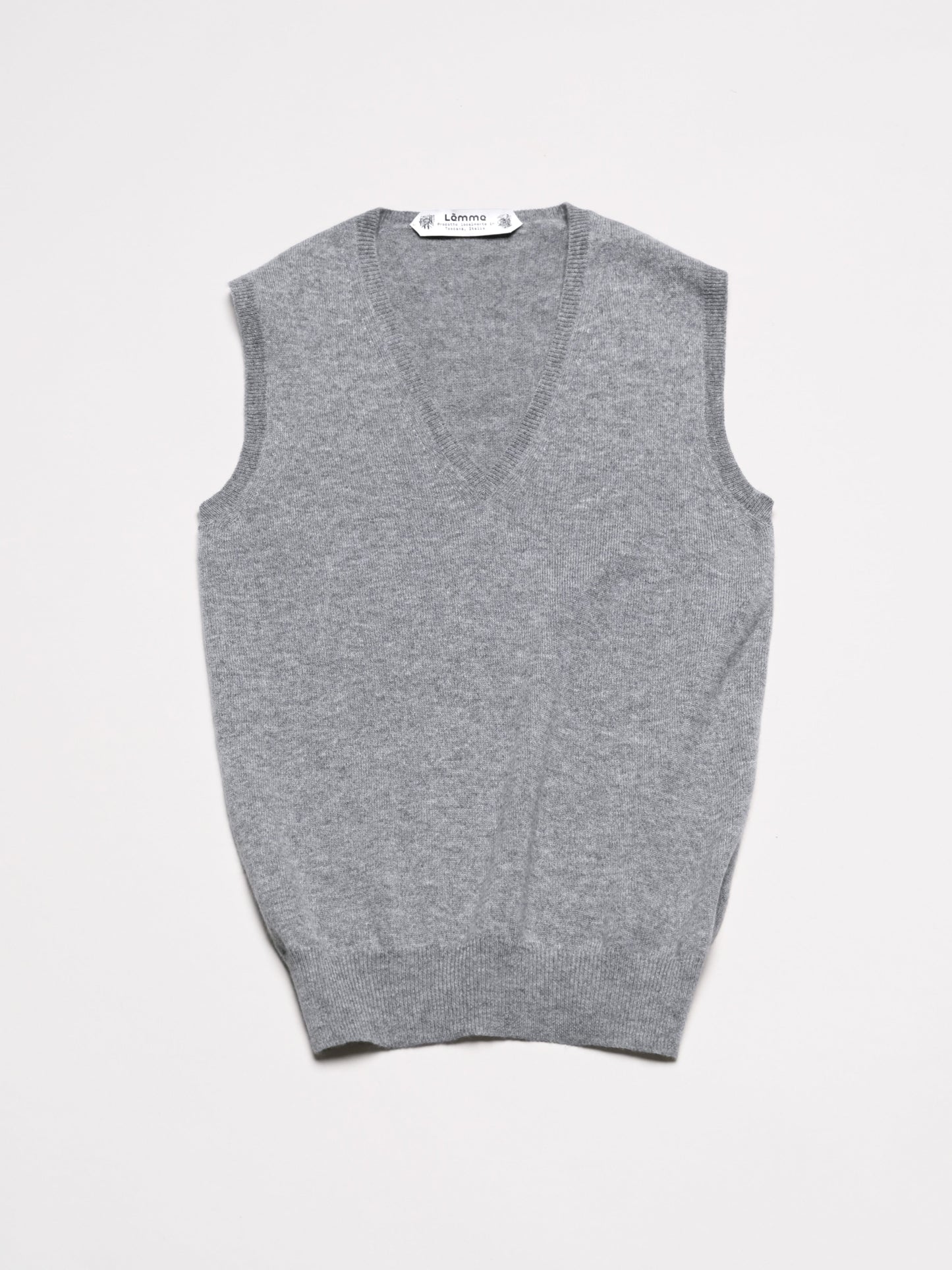 Pure Cashmere V-Neck Tank Top