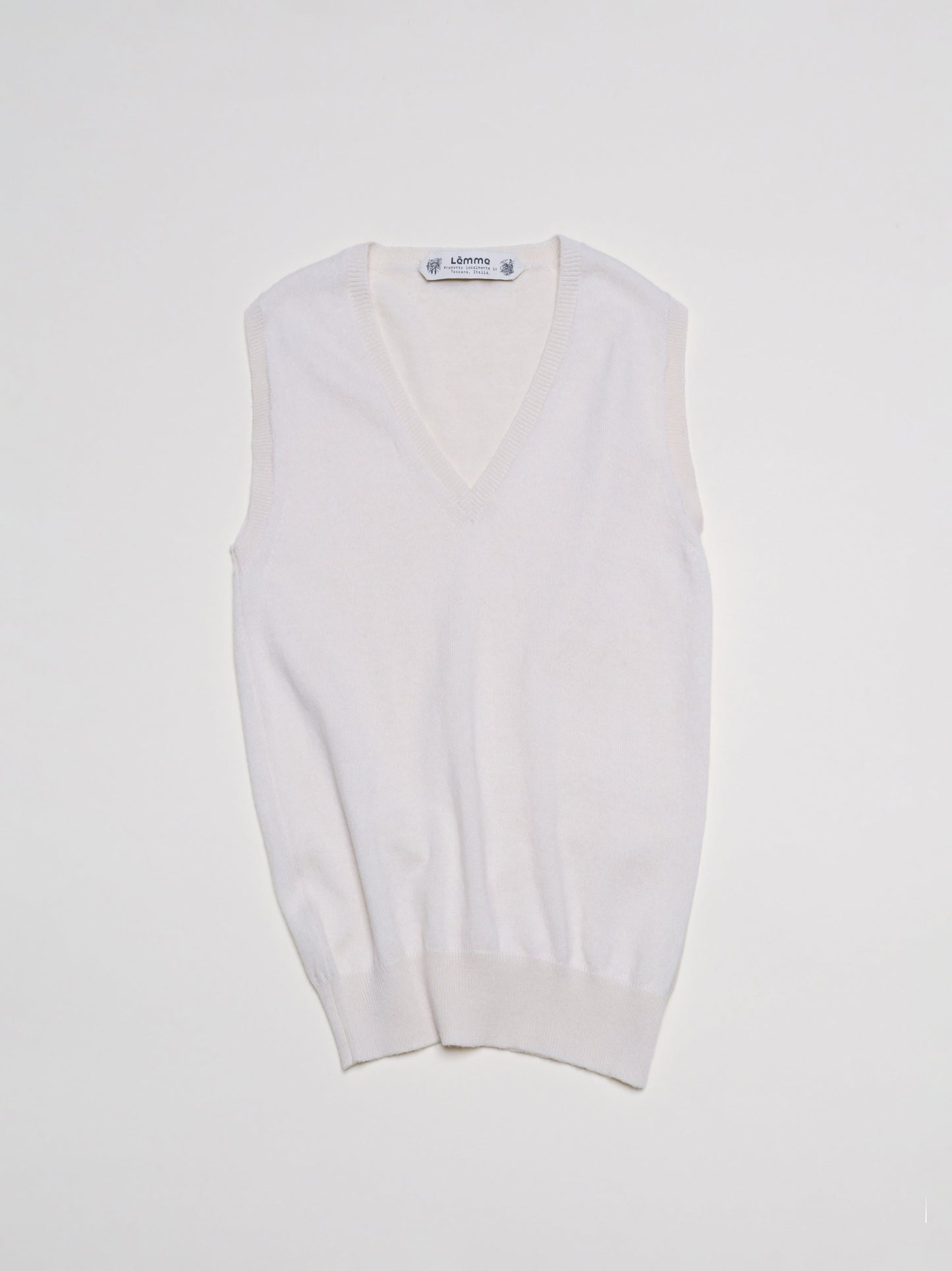 Pure Cashmere V-Neck Tank Top