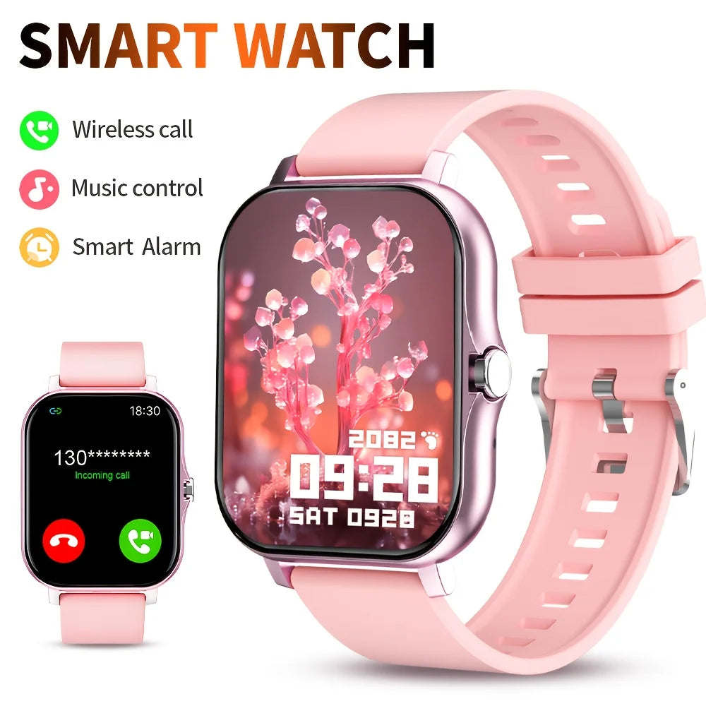 G.L Wear 1.83-Inch HD Smartwatch - Bluetooth Calling, Heart Rate Monitor & Activity Tracker for Men and Women - Perfect Holiday Gift!