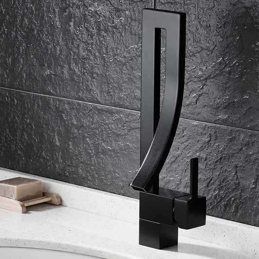 Waterfall Electroplated Basin Faucet