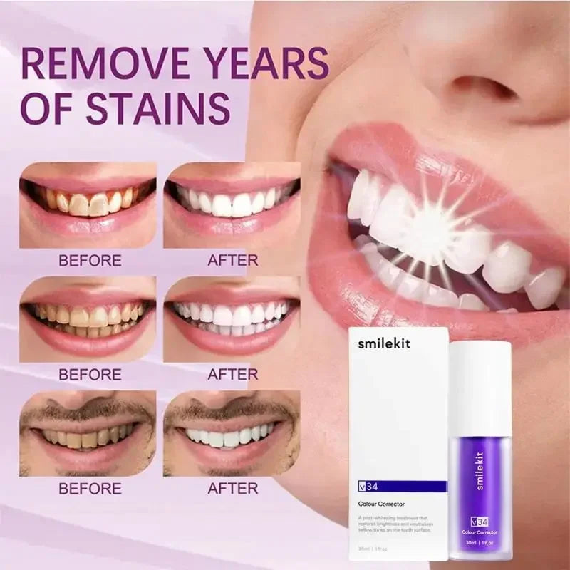Whitening V34 Purple Toothpaste